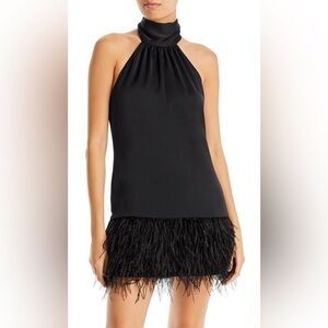 Ramy Brook Danni Feather Mini Dress | Size 4